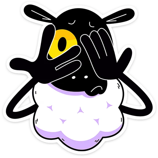 🫣 Стикер «Бенджи без надписей» для Telegram