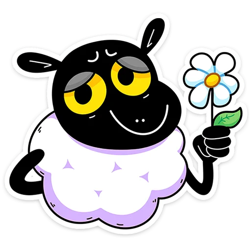 🌼 Стикер «Бенджи без надписей» для Telegram