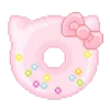 🍩 Эмодзи «🐈 love pink - розовые милашные стики» для Telegram