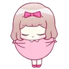 🙏 Эмодзи «🐈 love pink - розовые милашные стики» для Telegram