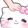 😊 Эмодзи «🐈 love pink - розовые милашные стики» для Telegram