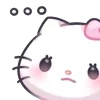 😐 Эмодзи «🐈 love pink - розовые милашные стики» для Telegram