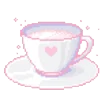 ☕️ Эмодзи «🐈 love pink - розовые милашные стики» для Telegram