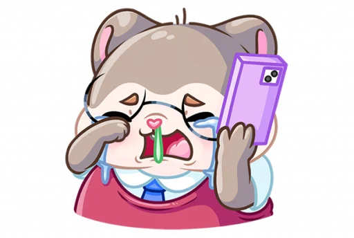 📞 Стикер «Берт без надписей» для Telegram