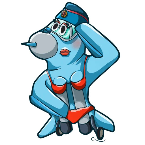 💋 Стикер «Бессонный самолёт» для Telegram