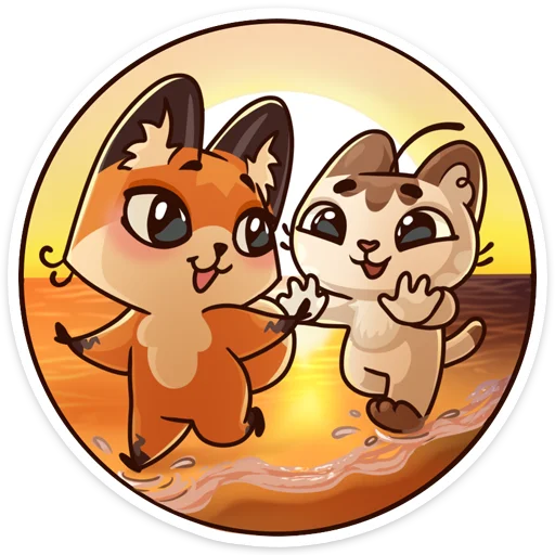 🤗 Стикер «Немного летних стикеров к первому дню лета&;» для Telegram
