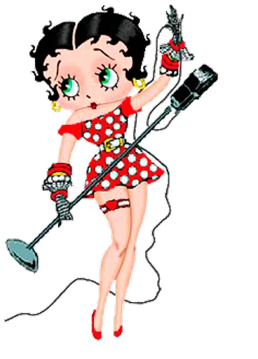 🎤 Стикер «Betty Boop» для Telegram