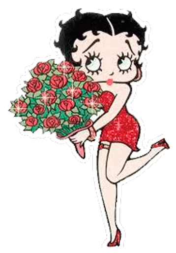 🌹 Стикер «Betty Boop» для Telegram