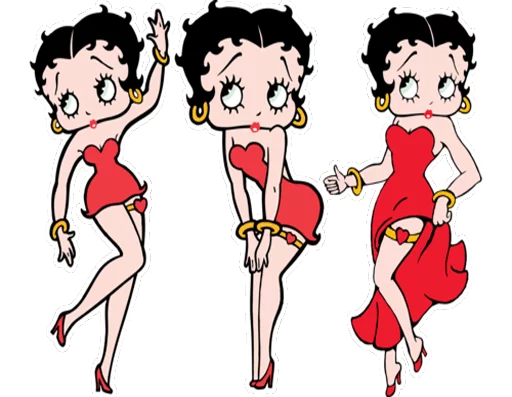 👯 Стикер «Betty Boop» для Telegram