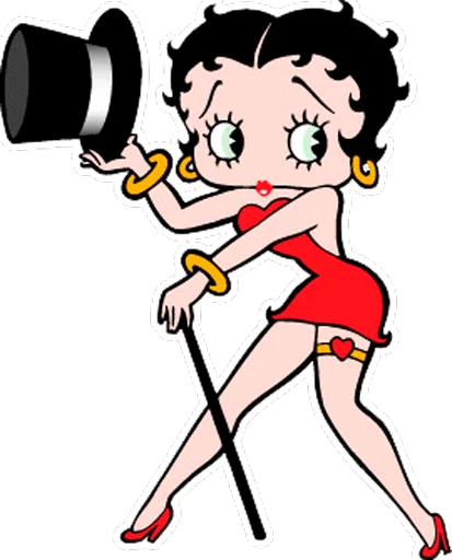 🎩 Стикер «Betty Boop» для Telegram
