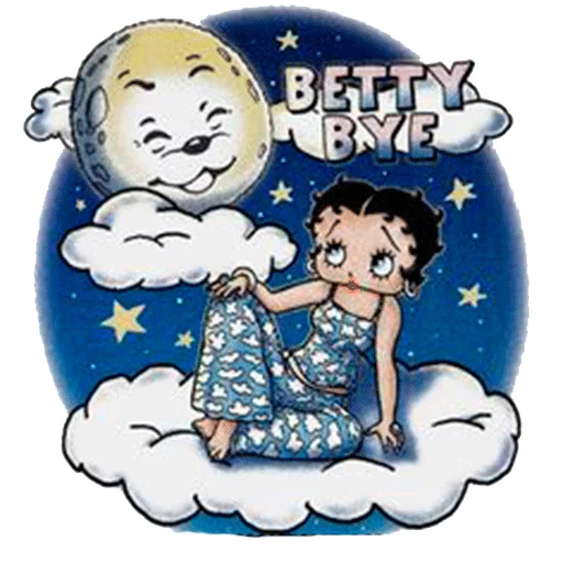😴 Стикер «Betty Boop» для Telegram