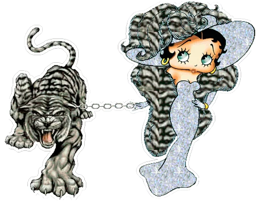 🐯 Стикер «Betty Boop» для Telegram