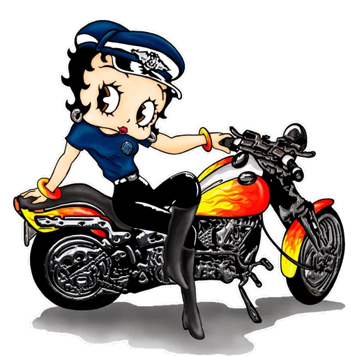 🏍 Стикер «Betty Boop» для Telegram
