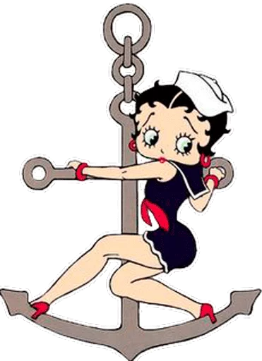 ⚓ Стикер «Betty Boop» для Telegram