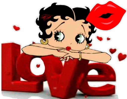😍 Стикер «Betty Boop» для Telegram