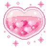 💖 Эмодзи «Розовый пак рандомных миленьких смайлов» для Telegram