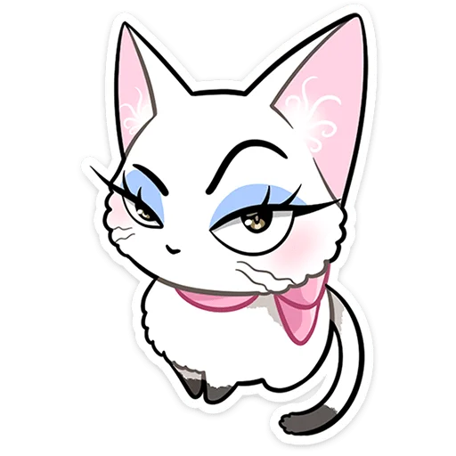🐱 Стикер «Леди Безе без надписей» для Telegram