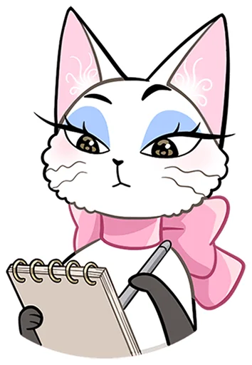 🐱 Стикер «Леди Безе без надписей» для Telegram