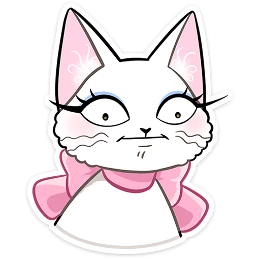 🐱 Стикер «Леди Безе без надписей» для Telegram