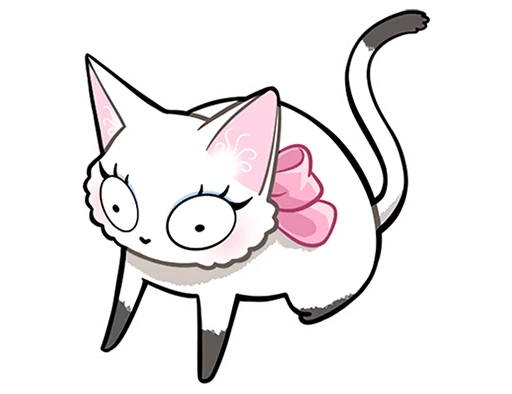 🐱 Стикер «Леди Безе без надписей» для Telegram