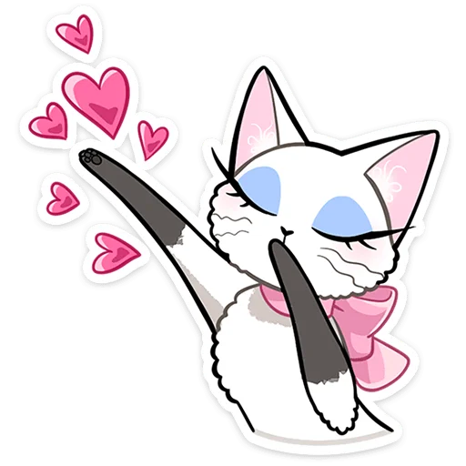🐱 Стикер «Леди Безе без надписей» для Telegram