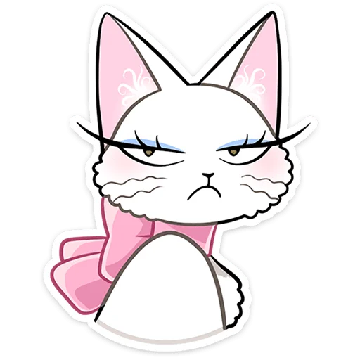 🐱 Стикер «Леди Безе без надписей» для Telegram