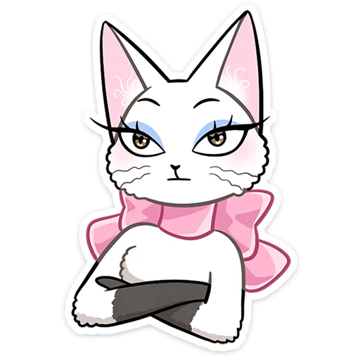 🐱 Стикер «Леди Безе без надписей» для Telegram