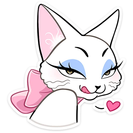 🐱 Стикер «Леди Безе без надписей» для Telegram