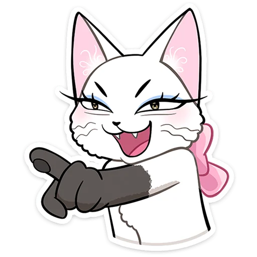 🐱 Стикер «Леди Безе без надписей» для Telegram