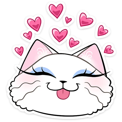🐱 Стикер «Леди Безе без надписей» для Telegram