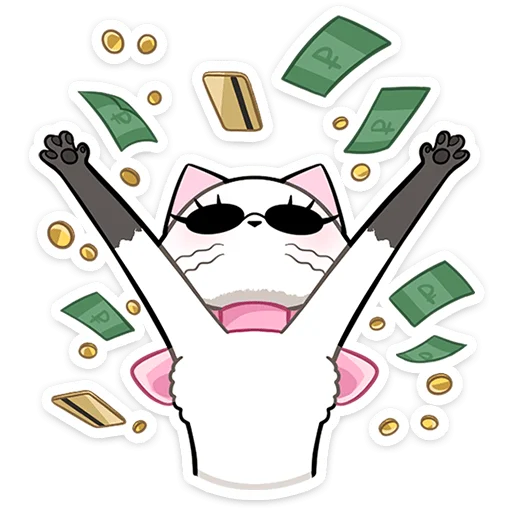 😎 Стикер «Леди Безе без надписей» для Telegram