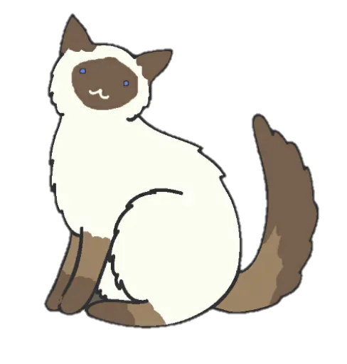 🤩 Стикер «Без кота-жизнь не та» для Telegram