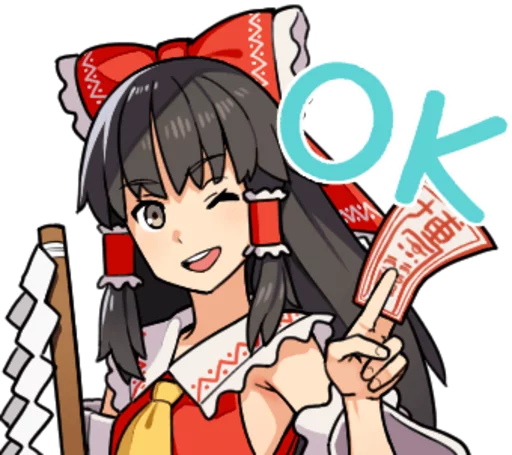 👍 Стикер «Touhou» для Telegram