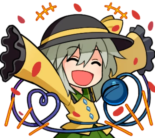 😀 Стикер «Touhou» для Telegram