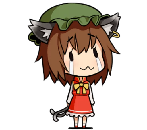 😿 Стикер «Touhou» для Telegram