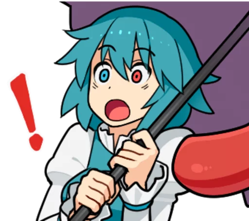 😱 Стикер «Touhou» для Telegram