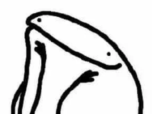 ☁️ Стикер «˳ׄ ﹗flork» для Telegram
