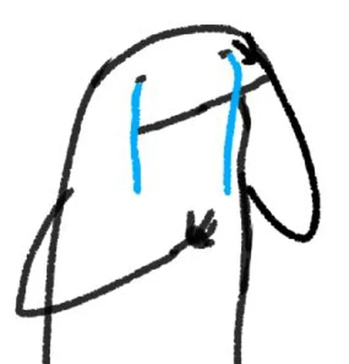 ☁️ Стикер «˳ׄ ﹗flork» для Telegram