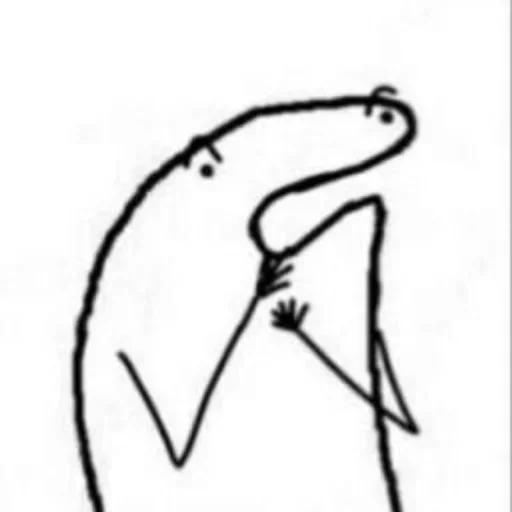 ☁️ Стикер «˳ׄ ﹗flork» для Telegram