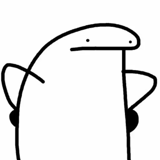 ☁️ Стикер «˳ׄ ﹗flork» для Telegram
