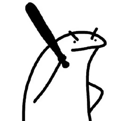 ☁️ Стикер «˳ׄ ﹗flork» для Telegram
