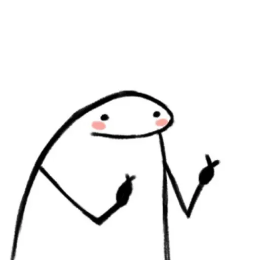 ☁️ Стикер «˳ׄ ﹗flork» для Telegram