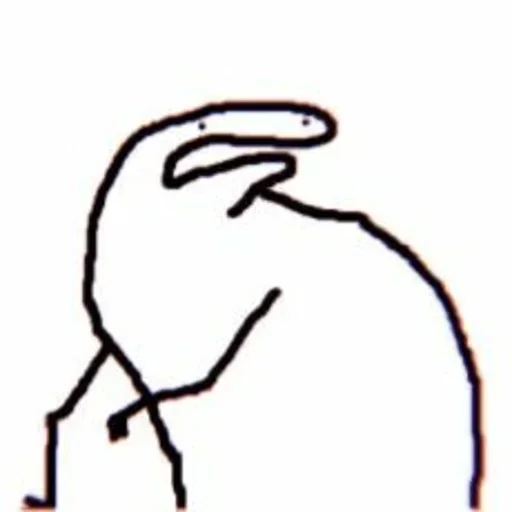 ☁️ Стикер «˳ׄ ﹗flork» для Telegram
