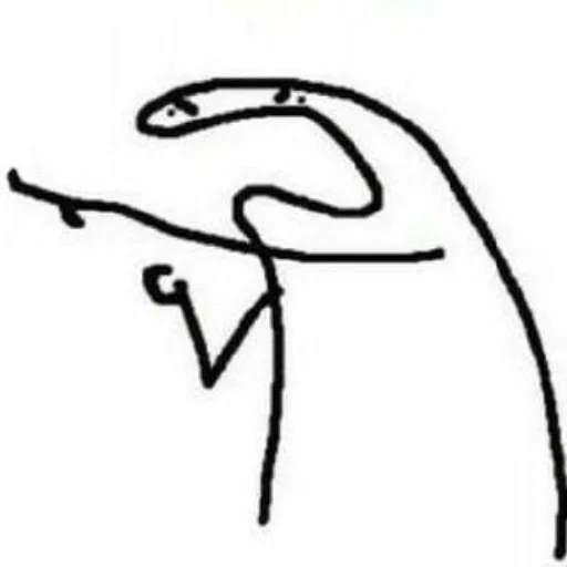 ☁️ Стикер «˳ׄ ﹗flork» для Telegram