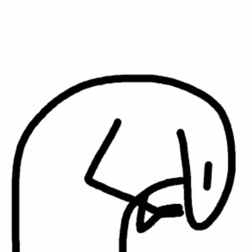 ☁️ Стикер «˳ׄ ﹗flork» для Telegram