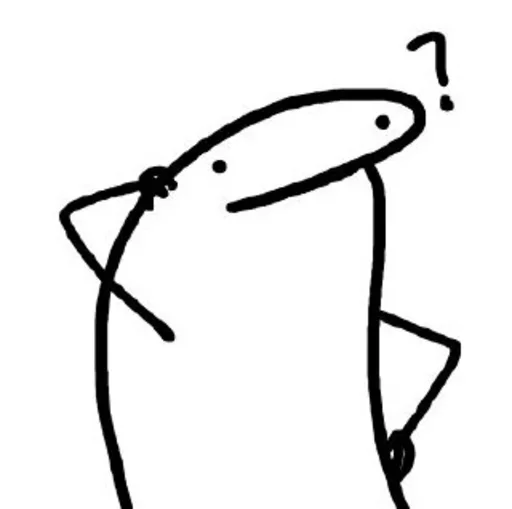 ☁️ Стикер «˳ׄ ﹗flork» для Telegram