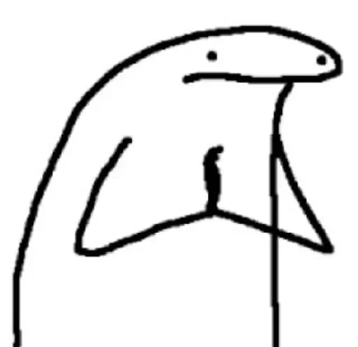 ☁️ Стикер «˳ׄ ﹗flork» для Telegram