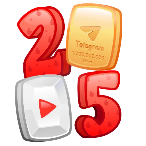 🎁 Эмодзи «Big Years» для Telegram