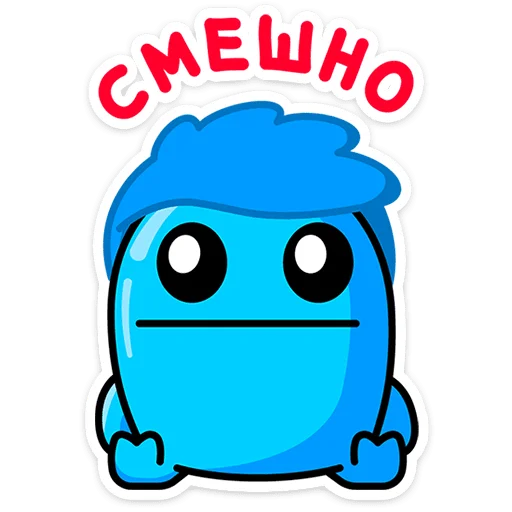 👻 Стикер «Большеротик» для Telegram