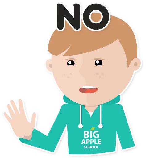 👎 Стикер «Фразы на английском» для Telegram